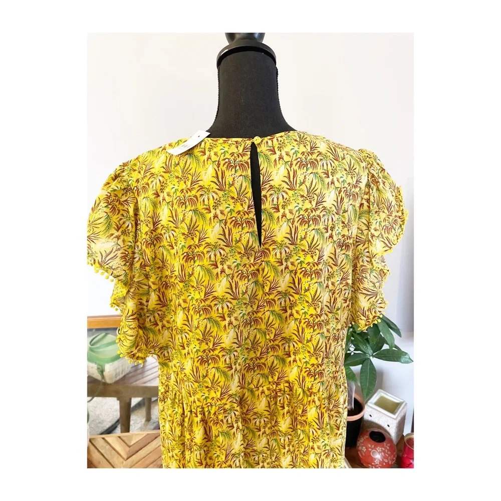 Ann Taylor Yellow Floral Maxi Dress - Picture 5 of 8